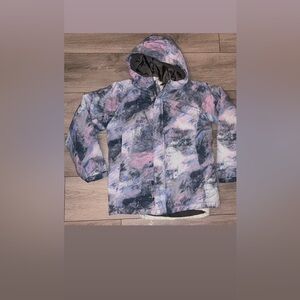 All In Motion Girls Size XL 14/16 Heavy Insulated Winter Coat Double Layered